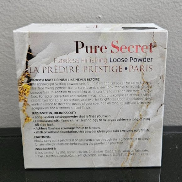 LA PREDIRE PRESTIGE PARIS PURE SECRET FLAWLESS FINISHING LOOSE POWDER-0.42oz-NEW - Picture 2 of 4